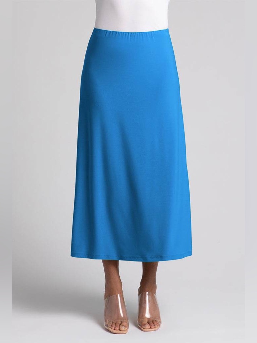 Sympli A-Line Long Skirt Style 2696 Marine Blue